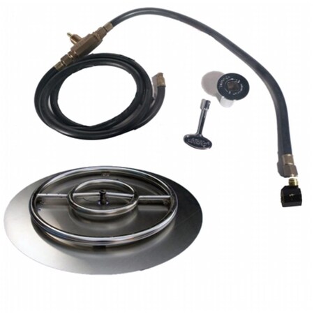 Sleep Ez 30 in. Stainless Steel Pan-Ring Kit - Liquid Propane SL3172470